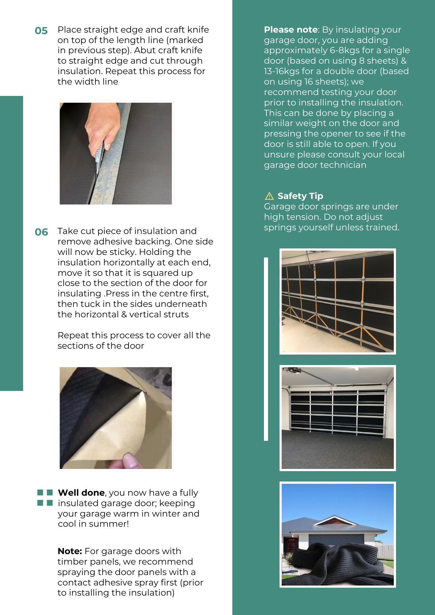 GaraFlex Installation Instructions